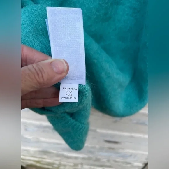 Banana Republic Alpaca Minimalist lagenlook BoHo Cowl Neck Sweater Dress S - Picture 13 of 15